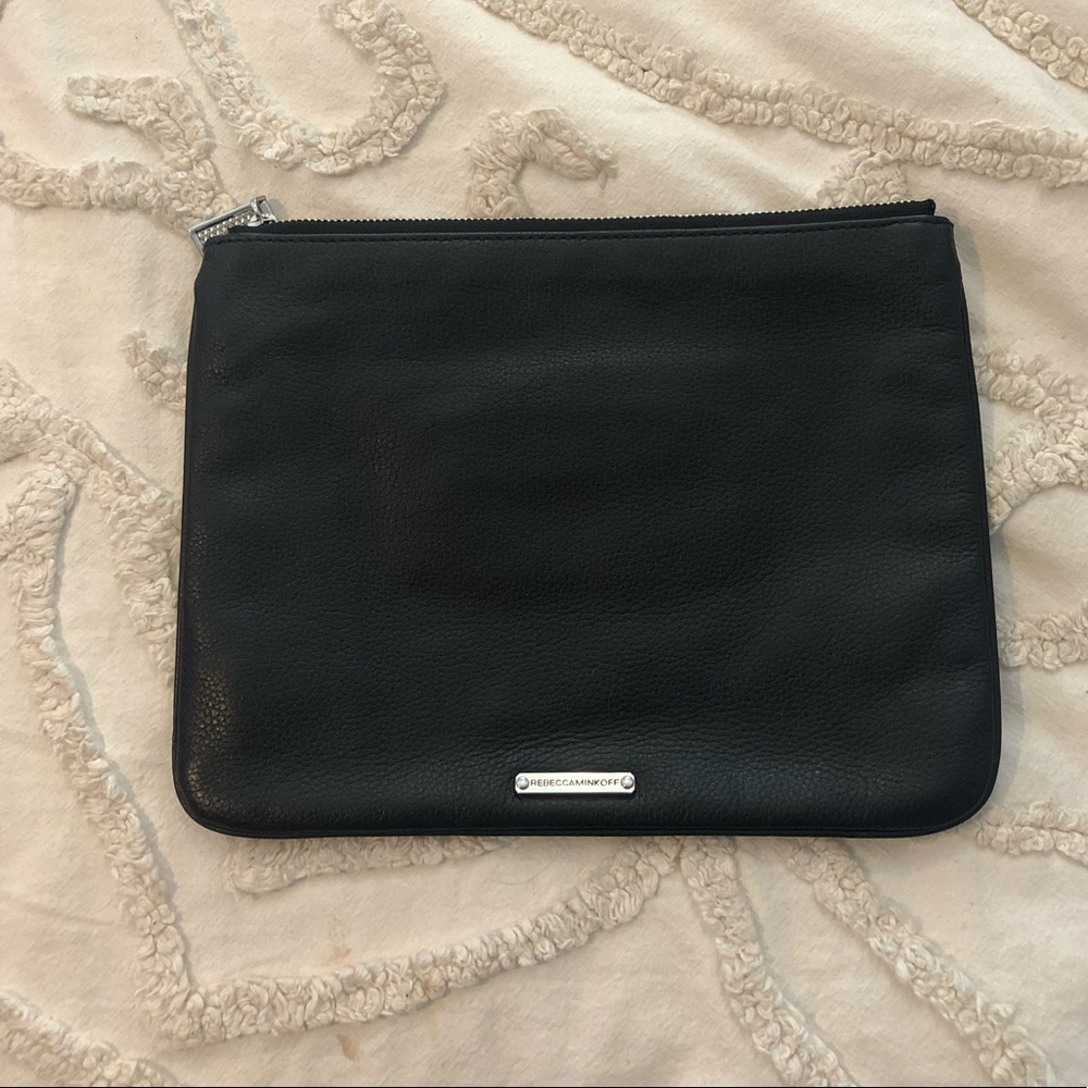 Rebecca Minkoff Black Leather Clutch